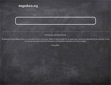 Tablet Screenshot of megashare.org