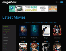 Tablet Screenshot of megashare.com